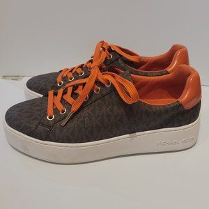 Mk poppy lace sneakers tangerine/orange
